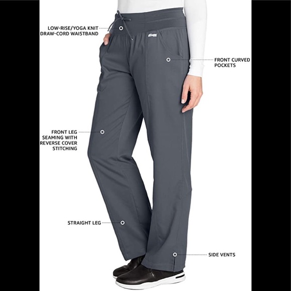 Grey's Anatomy Active 4-Pocket Petite Scrub Pant - Picture 1 of 2